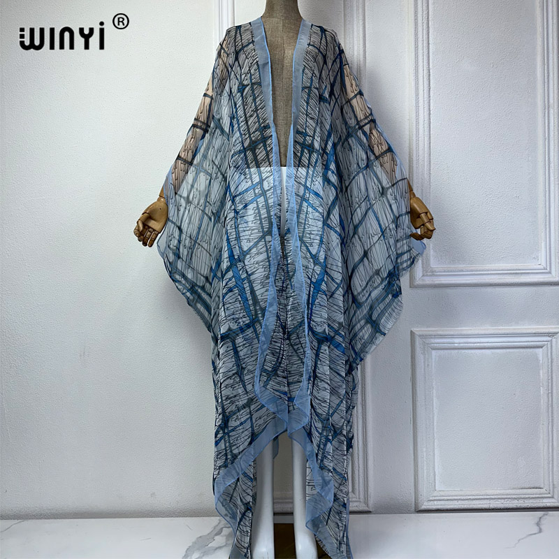 Kaftan Women Boho - WINYI kimono summer Perspective sexy Cardigan