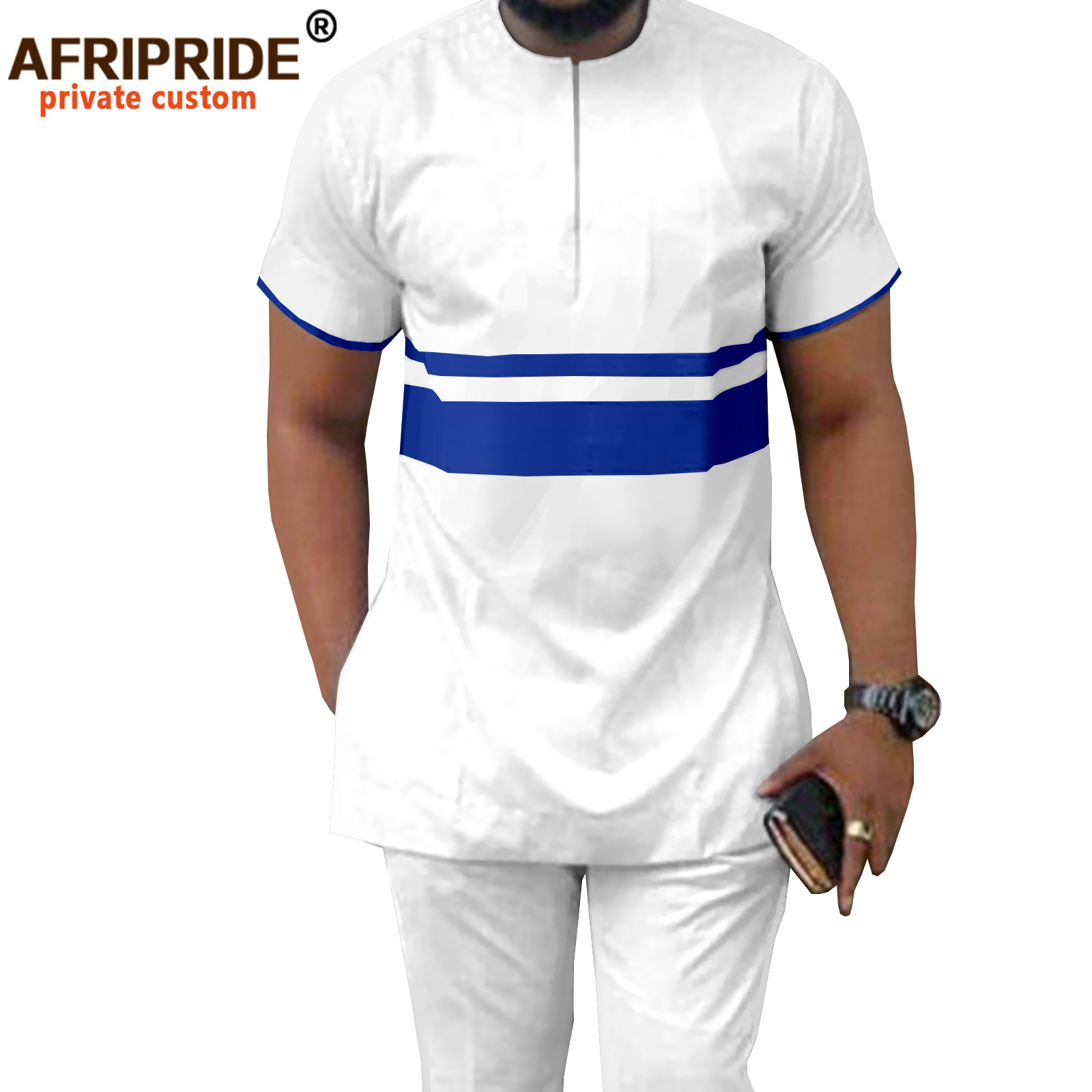 Dashiki Shirt Men - African Men`s Clothing Short Sleeve Dashiki