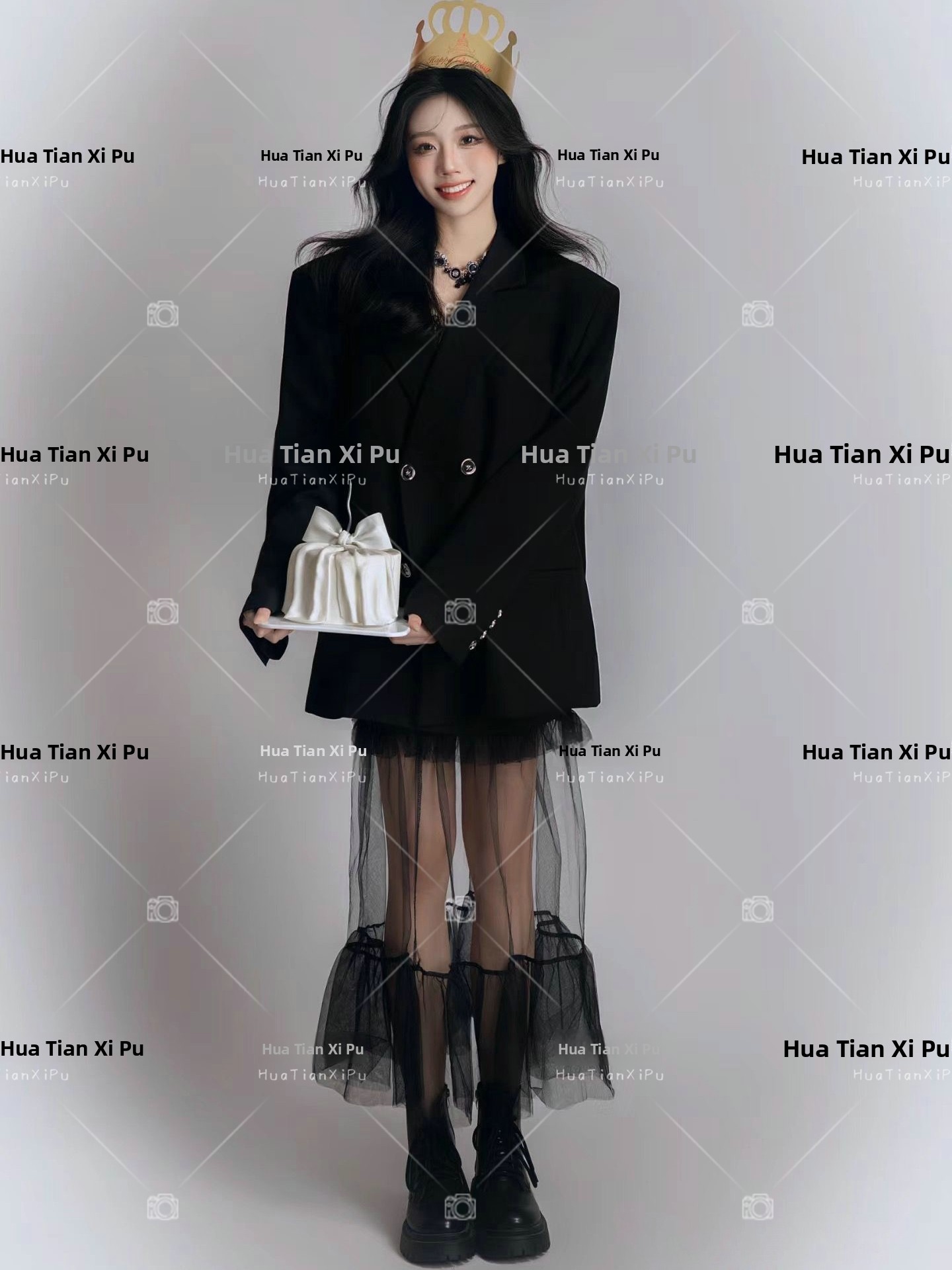 Ethnic Wear - Black Suit Studio Theme Sweet Cool