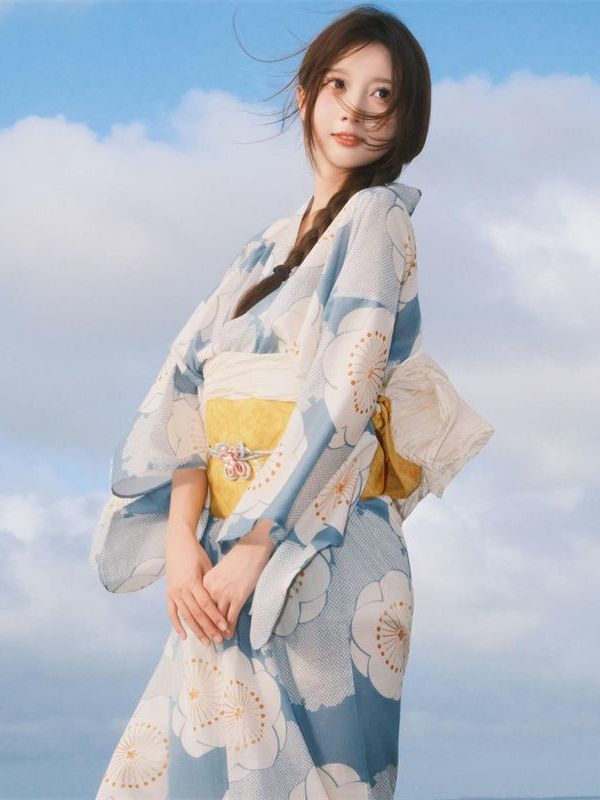 Ethnic Fashion Online - Traditional Japanese Style Girl's Kimono Dress