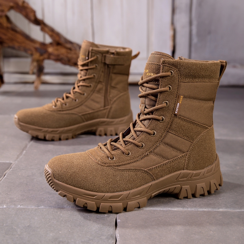 Ethnic Wear - Men Side Zipper Tactical Combat Boots