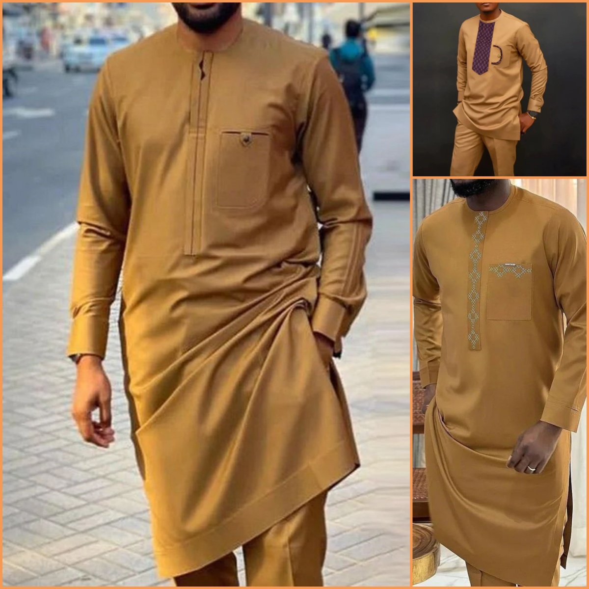 Dashiki Shirt Men - 2024 New African Traditional Men's Set