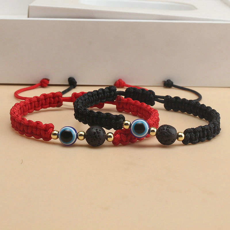 Fashion Ethnic Wear For Men - Ethnic Style Evil Eye Bracelet Volcanic