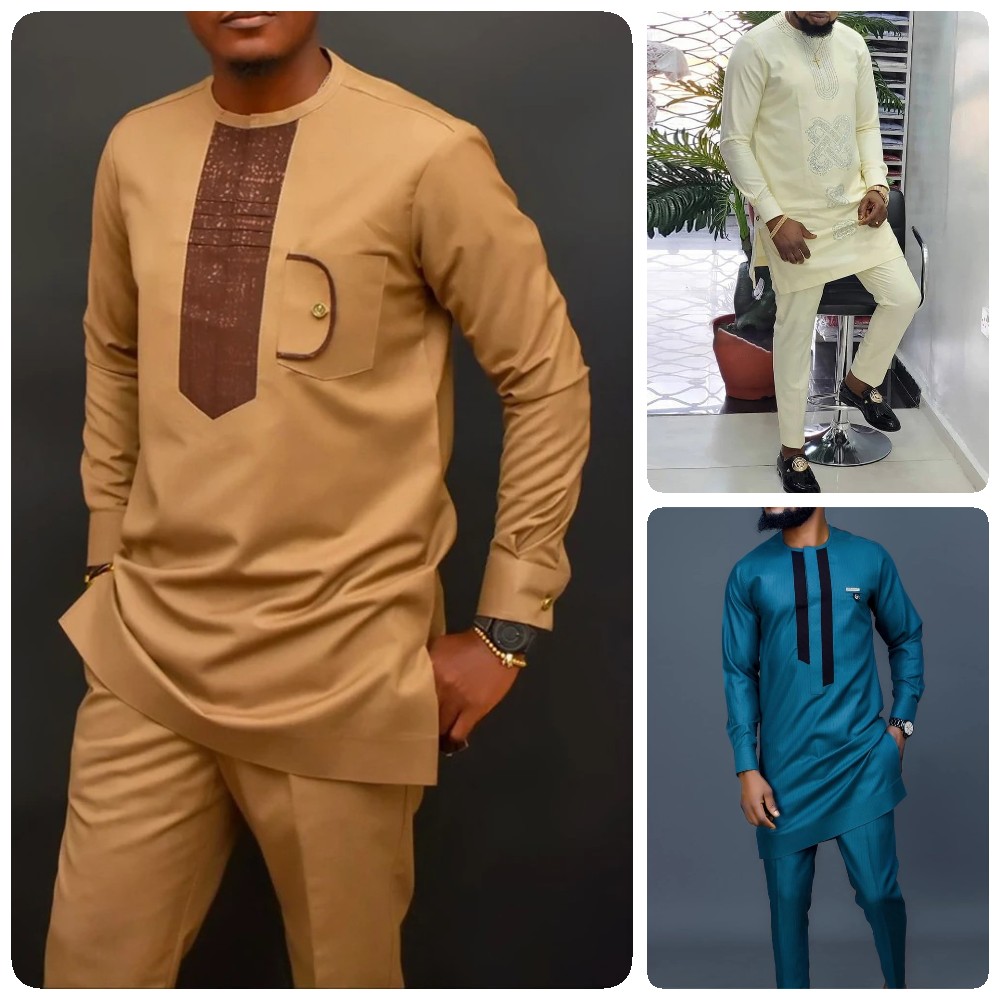 Dashiki Shirt Men - Dashiki Men Clothing 2 Pieces Long