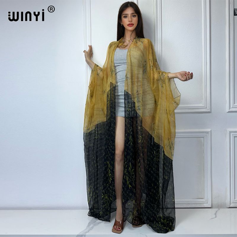 Kaftan Women Boho - 2023 WINYI Europe kimono Women Cardigan