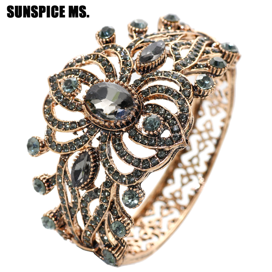 Ethnic Fashion Brands - Bohemia Ethnic Vintage Bangle Cuff Antique