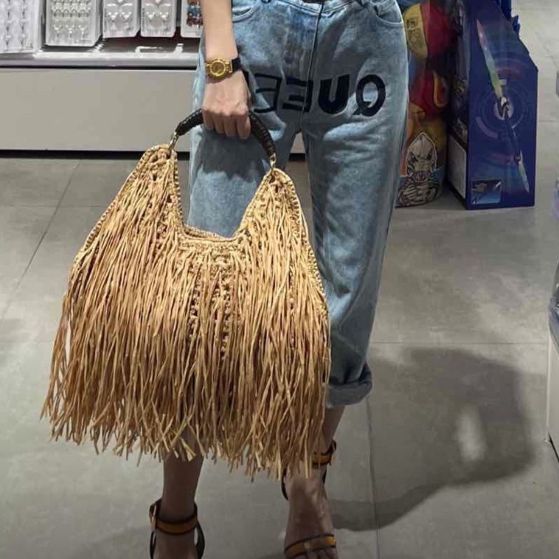 Bohemian Tassel Straw Handbag  - Ethnic Boho Fashion review and price
