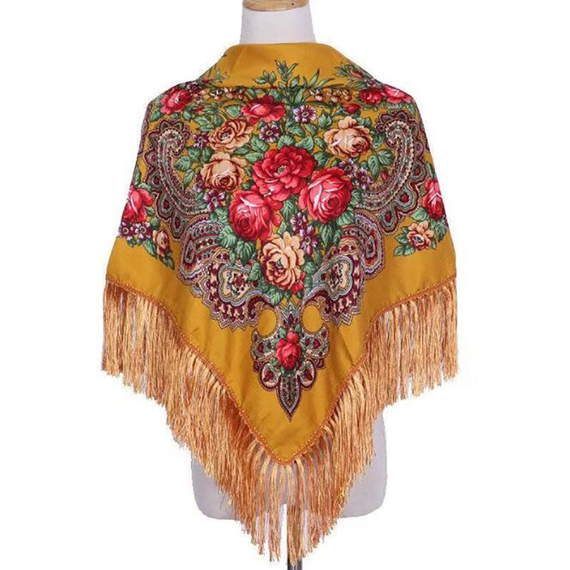 Retro Printed Scarf Winter Boh - Ethnic Boho Fashion review and price