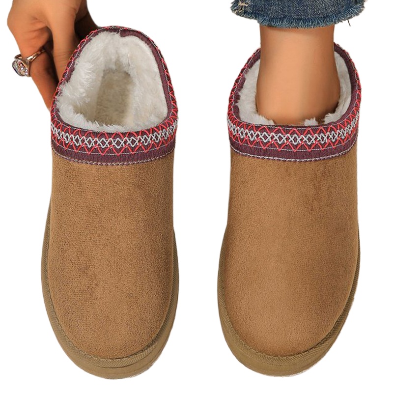 Women's Snow Boots Casual Slip - Ethnic Fashion Online review and price
