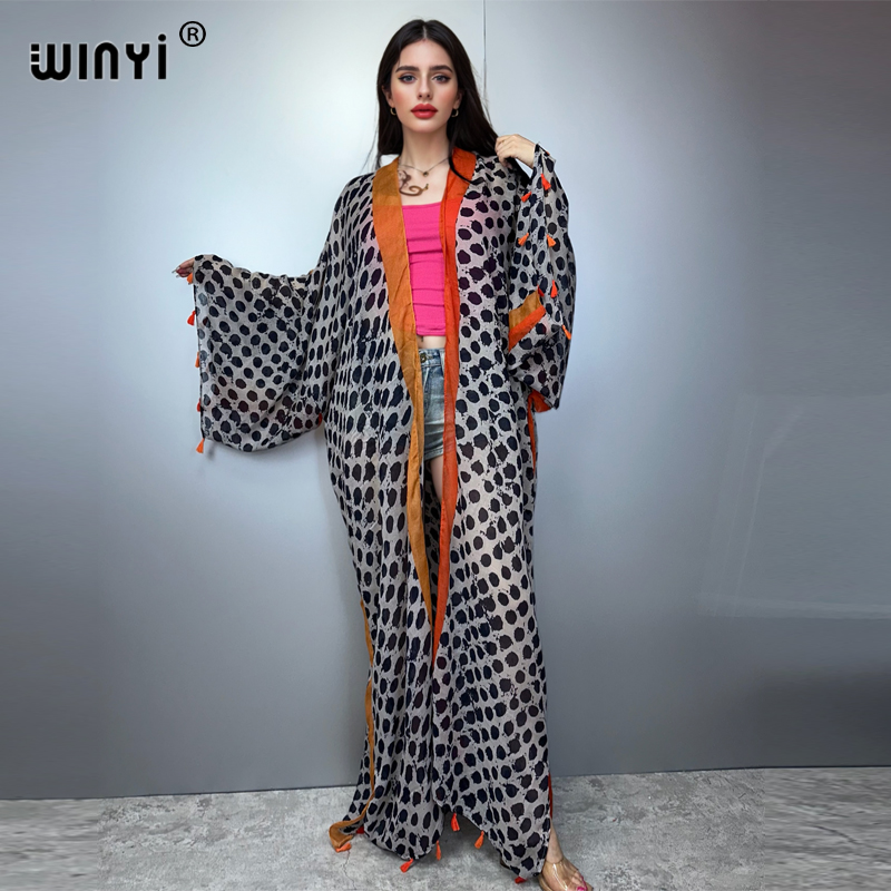 WINYI summer outfit kimono Ame - Kaftan Women Boho review and price