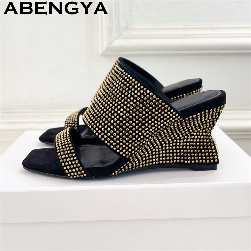 Elegant Style Rhinestone Wedge - Ethnic Fashion Week review and price