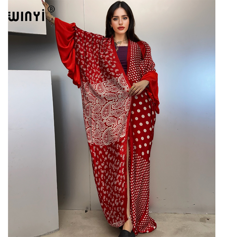 WINYI Summer Kimono Party Dres - Kaftan Women Boho review and price