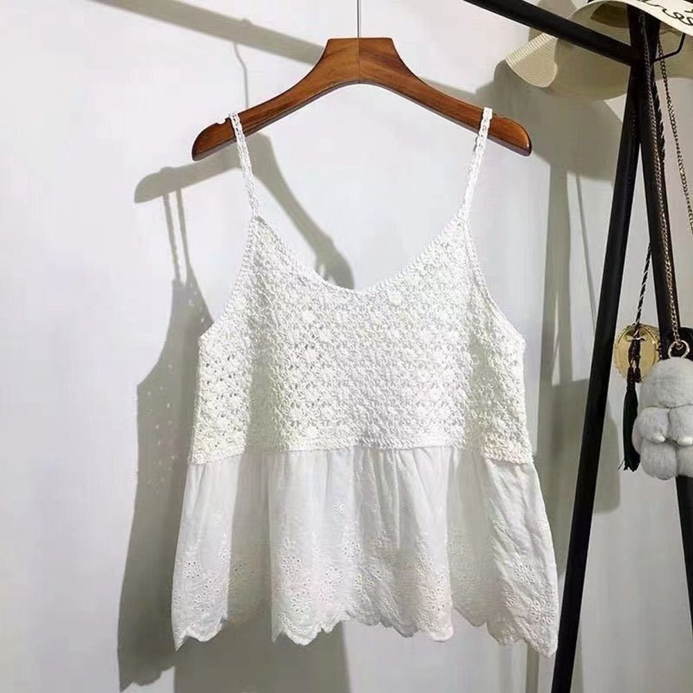 New Knit Hollow Crochet Tops H - Ethnic Boho Fashion review and price