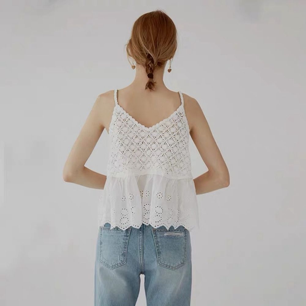New Knit Hollow Crochet Tops H - Ethnic Boho Fashion review and price