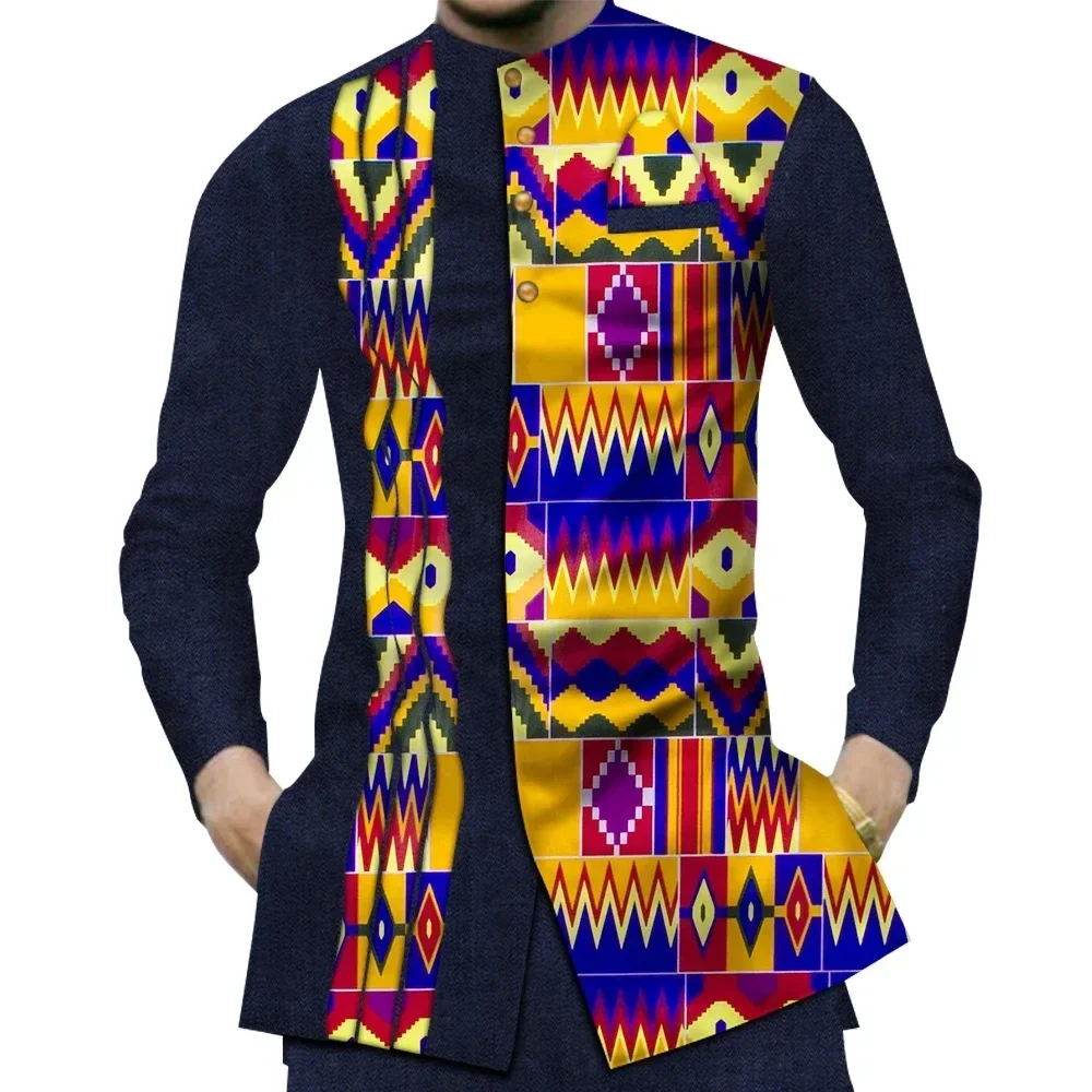 Casual 100% Cotton Mens Africa - Dashiki Shirt Men review and price