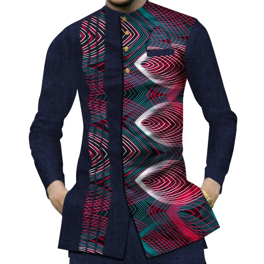 Casual 100% Cotton Mens Africa - Dashiki Shirt Men review and price