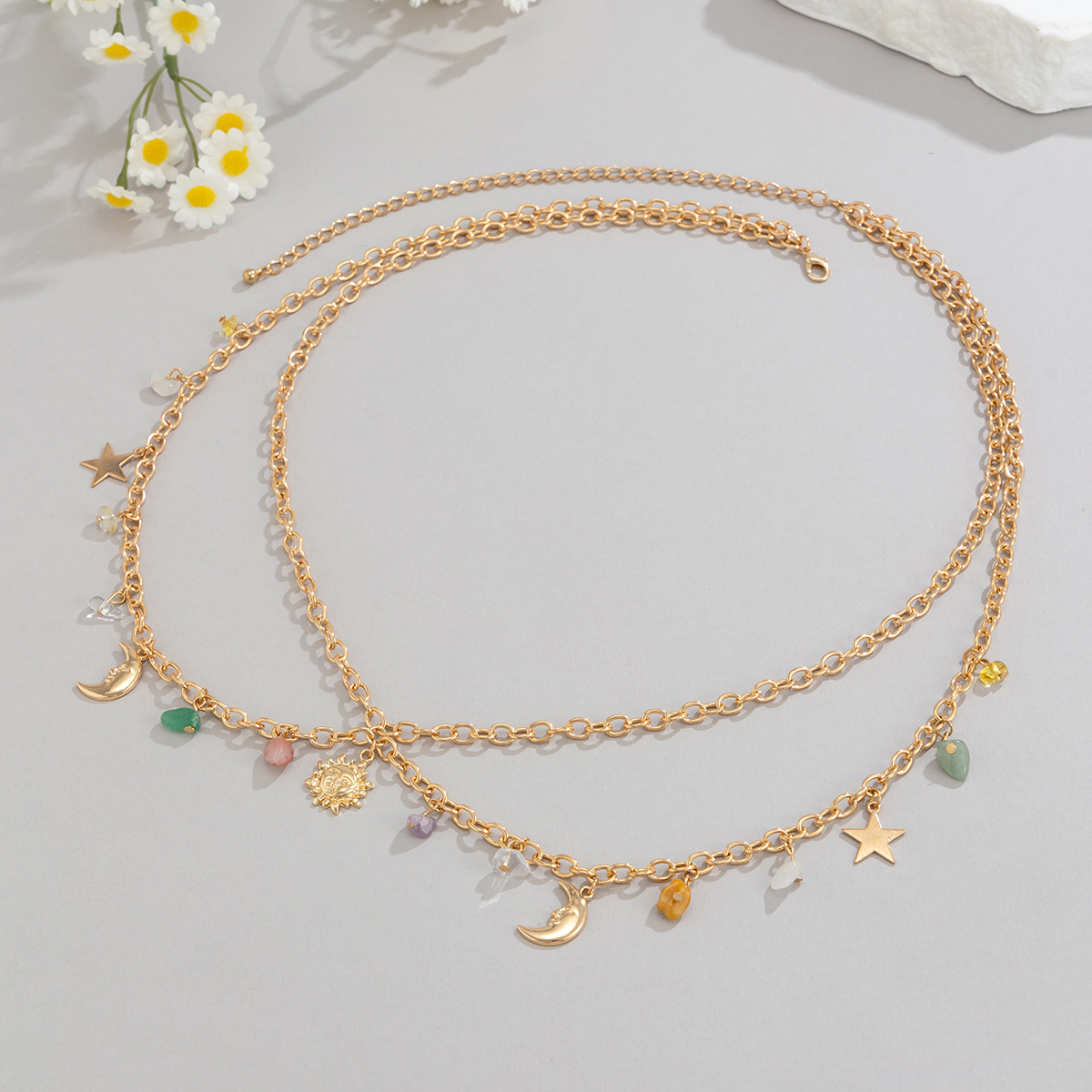 Boho Star Moon Sun Pendant Wai - Ethnic Boho Fashion review and price