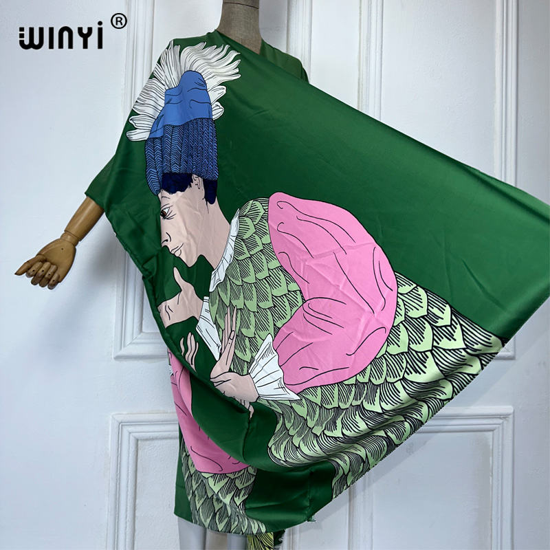 WINYI boho print Kimono sexy C - Kaftan Women Boho review and price
