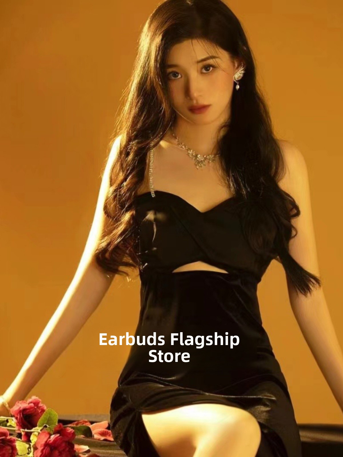 Sexy Backless Strap Dress Phot - Ethnic Wear review and price