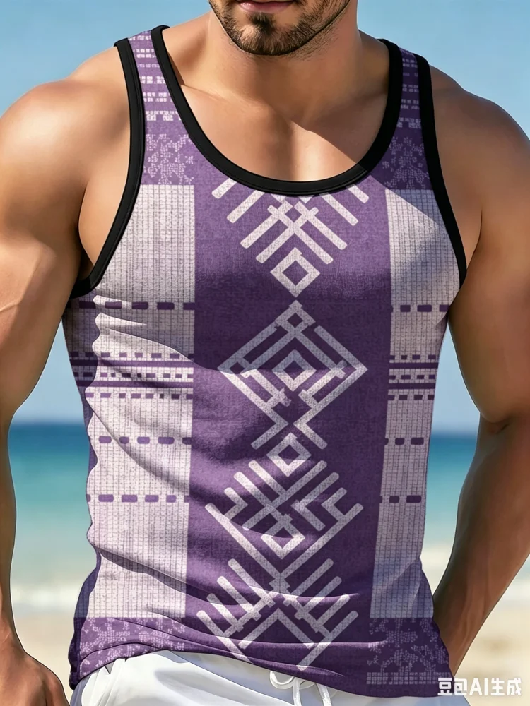 Vintage Ethnic Geometric Triba - Men'S Ethnic Fashion Trends review and price