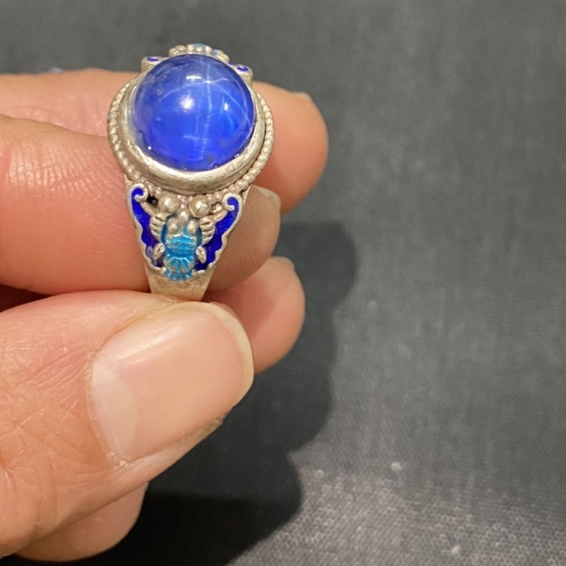 Ethnic Cloisonne Open Ring, Ex - Fashion Ethnic Wear For Men review and price