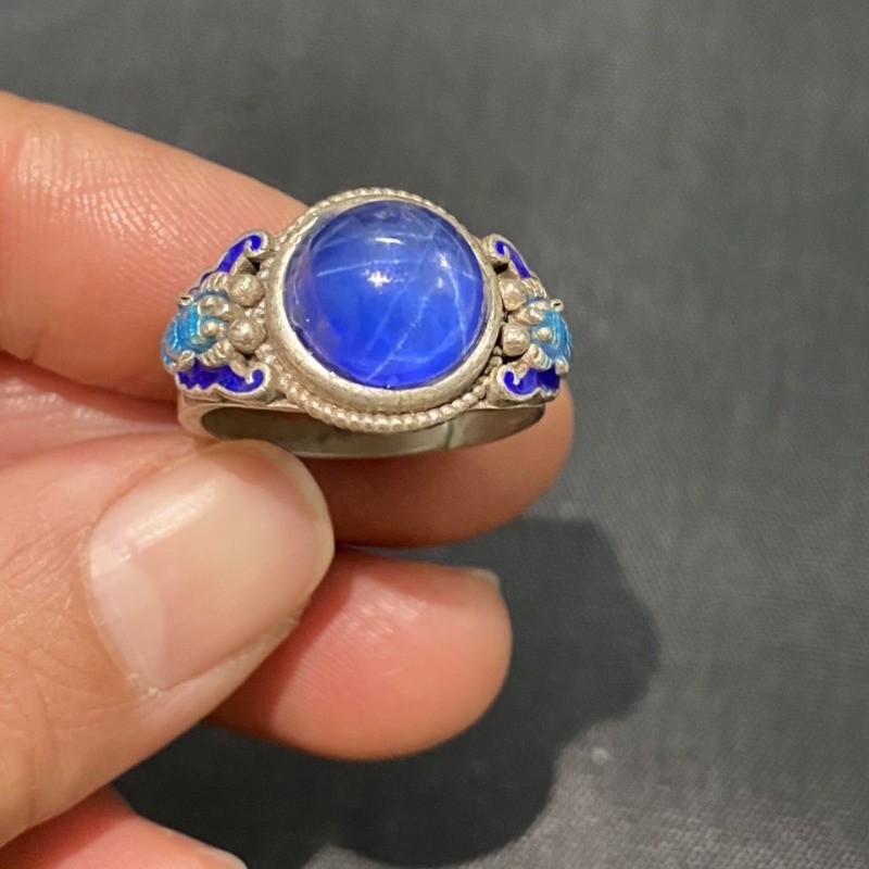 Ethnic Cloisonne Open Ring, Ex - Fashion Ethnic Wear For Men review and price