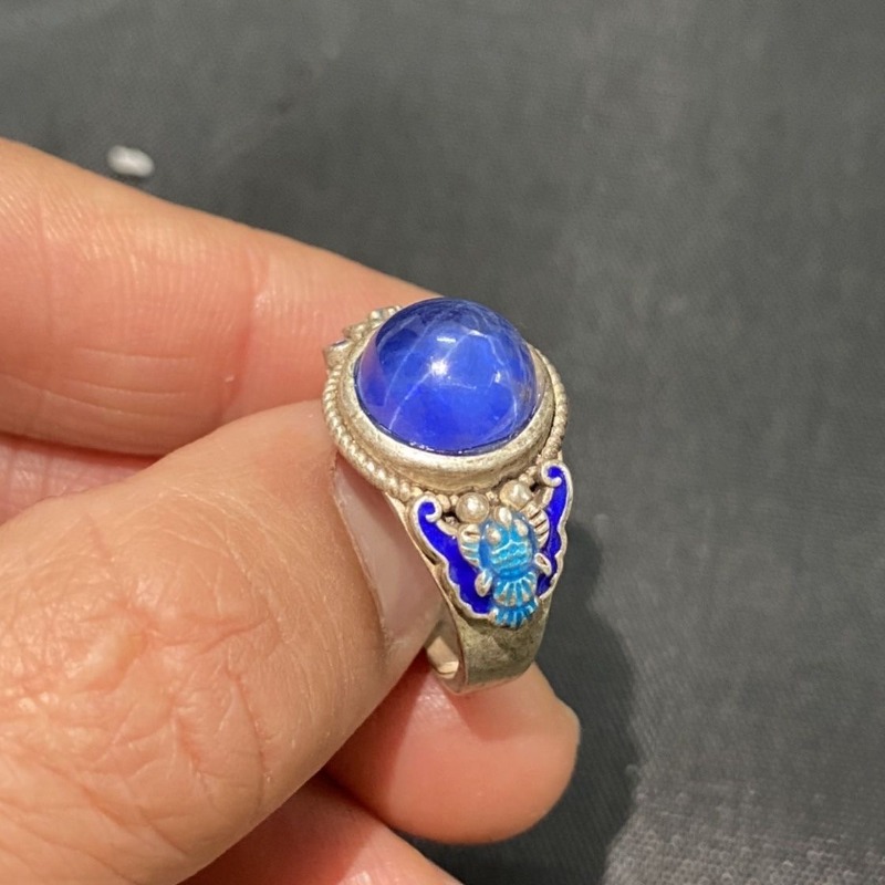 Ethnic Cloisonne Open Ring, Ex - Fashion Ethnic Wear For Men review and price