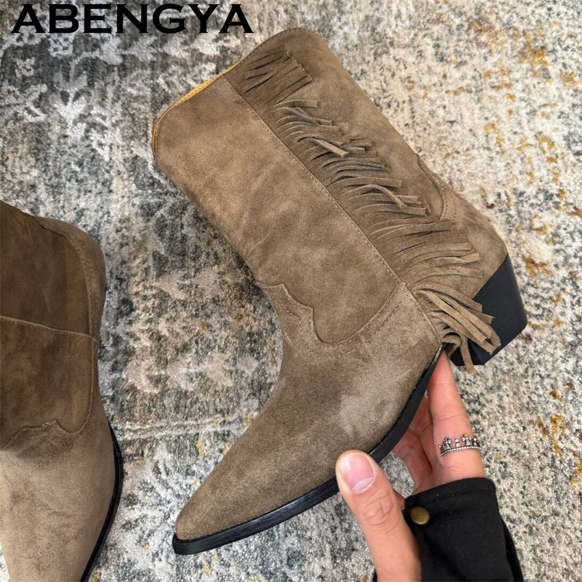 New Suede Tassels Designer Ank - Ethnic Fashion Week review and price
