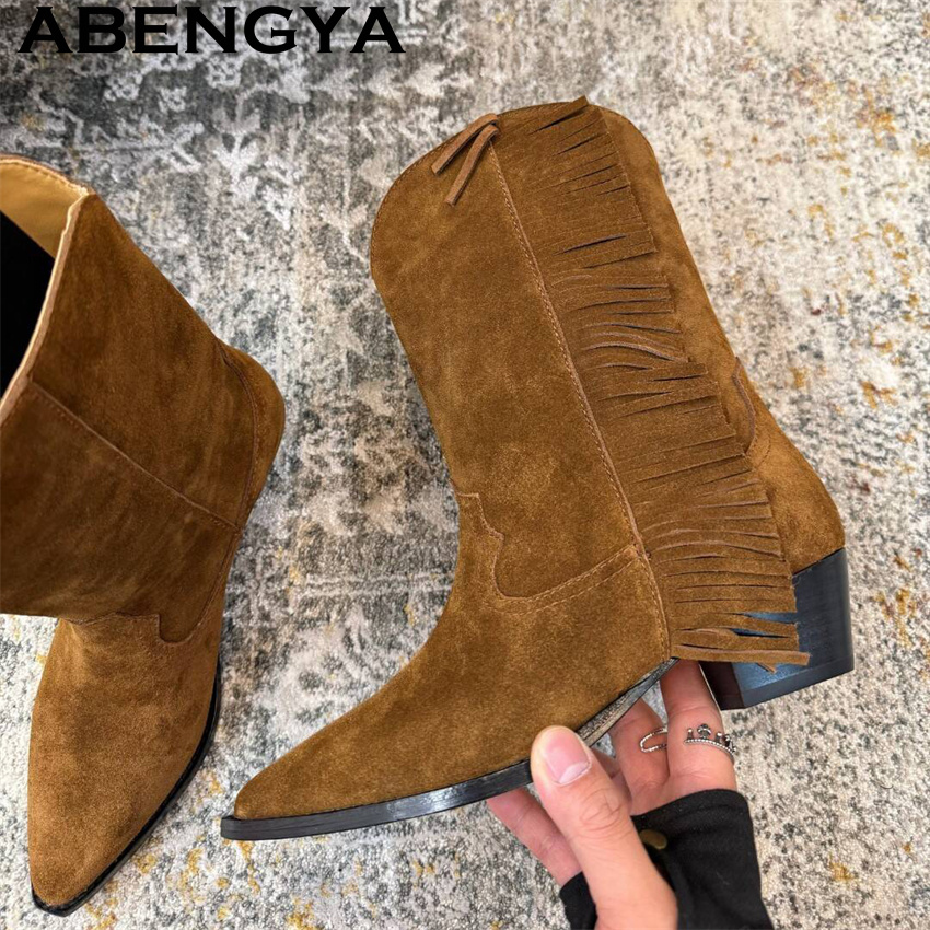 New Suede Tassels Designer Ank - Ethnic Fashion Week review and price