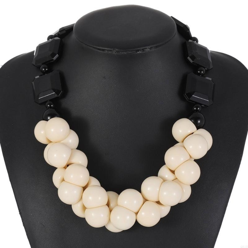  Layer Resin Beads Necklace Ha - Ethnic Wear Fashion Designer review and price