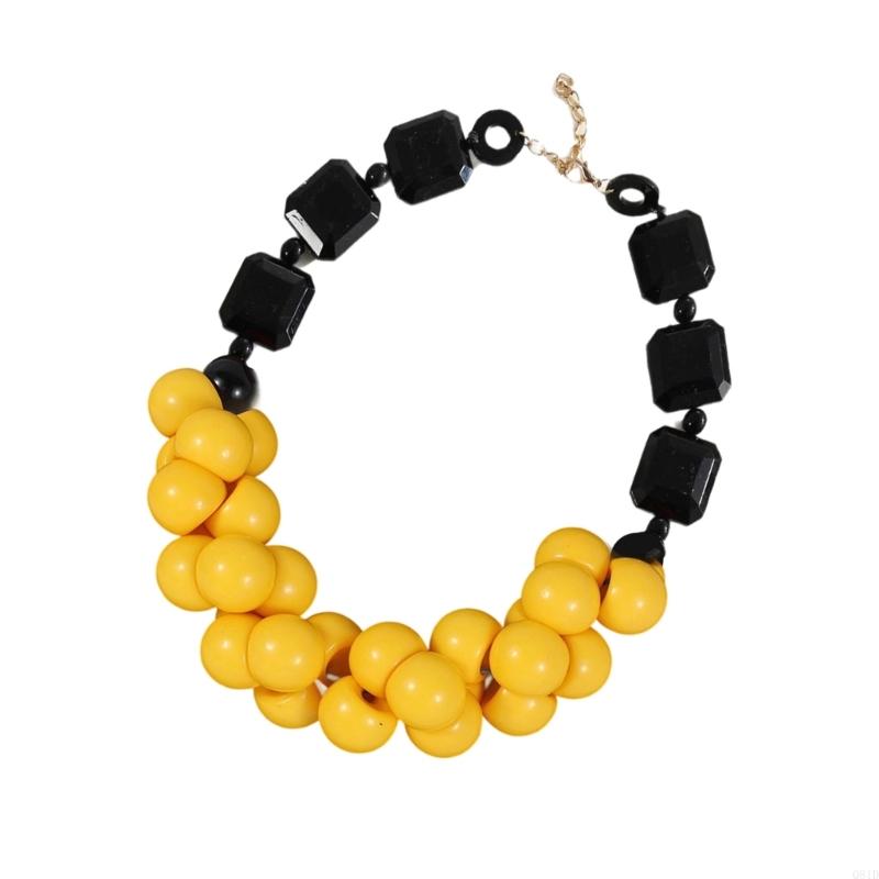  Layer Resin Beads Necklace Ha - Ethnic Wear Fashion Designer review and price