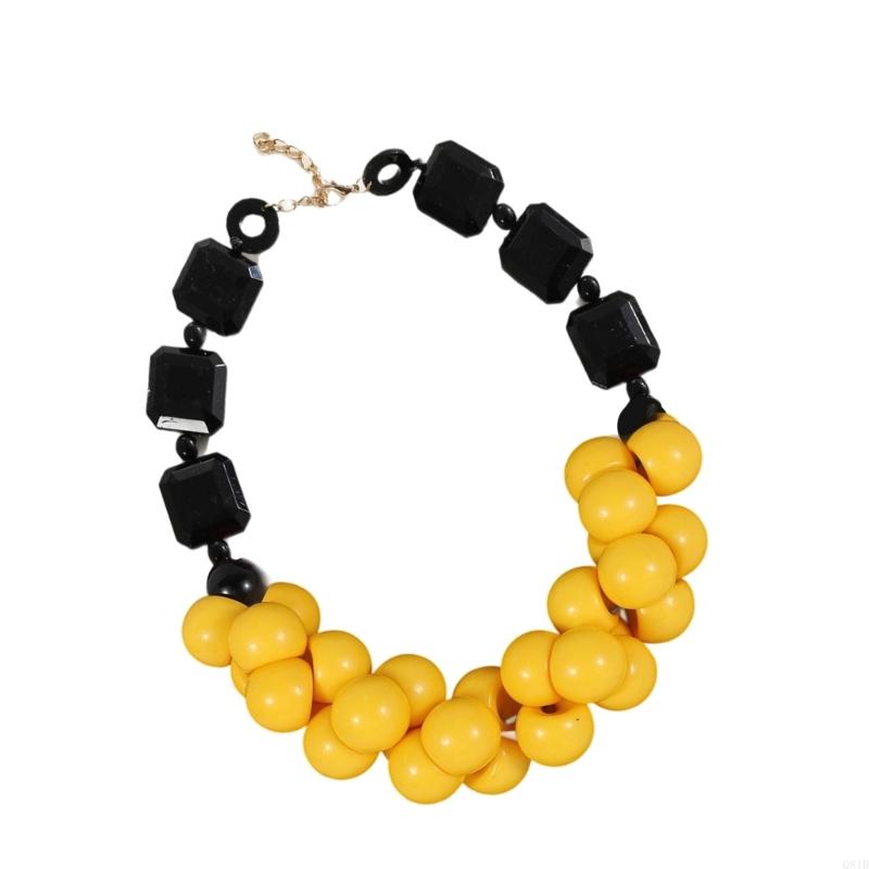  Layer Resin Beads Necklace Ha - Ethnic Wear Fashion Designer review and price