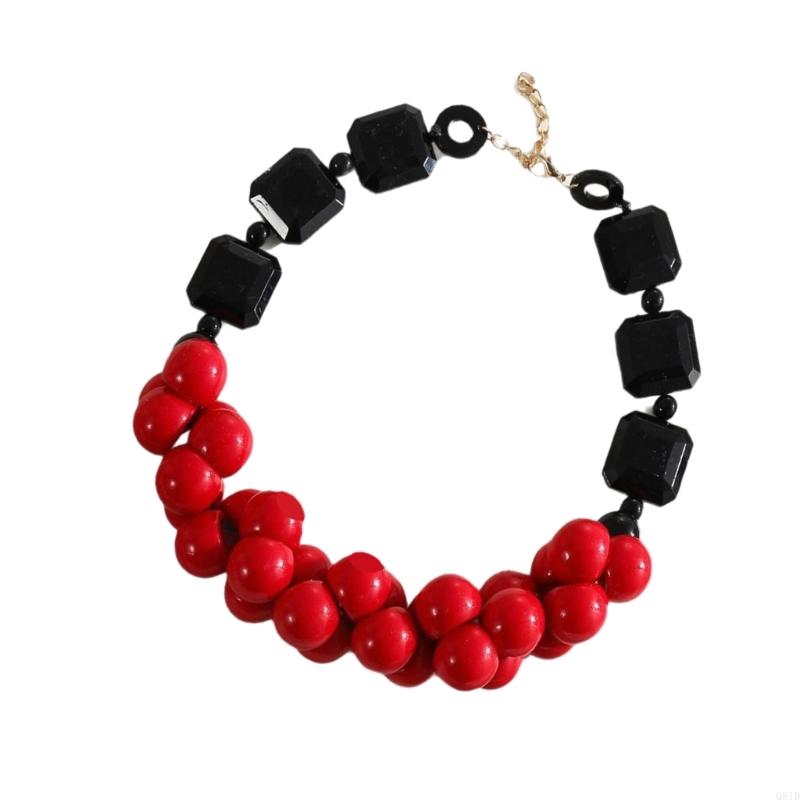  Layer Resin Beads Necklace Ha - Ethnic Wear Fashion Designer review and price