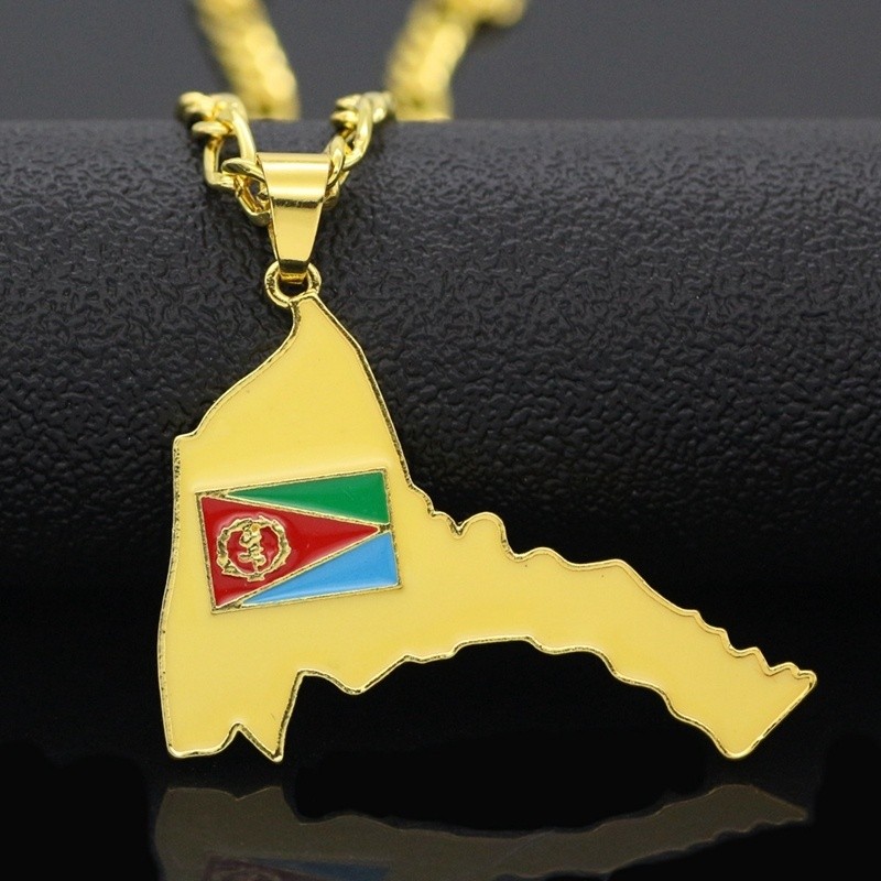 Exquisite Eritrea Map Pendant  - Men'S Ethnic Fashion Trends review and price
