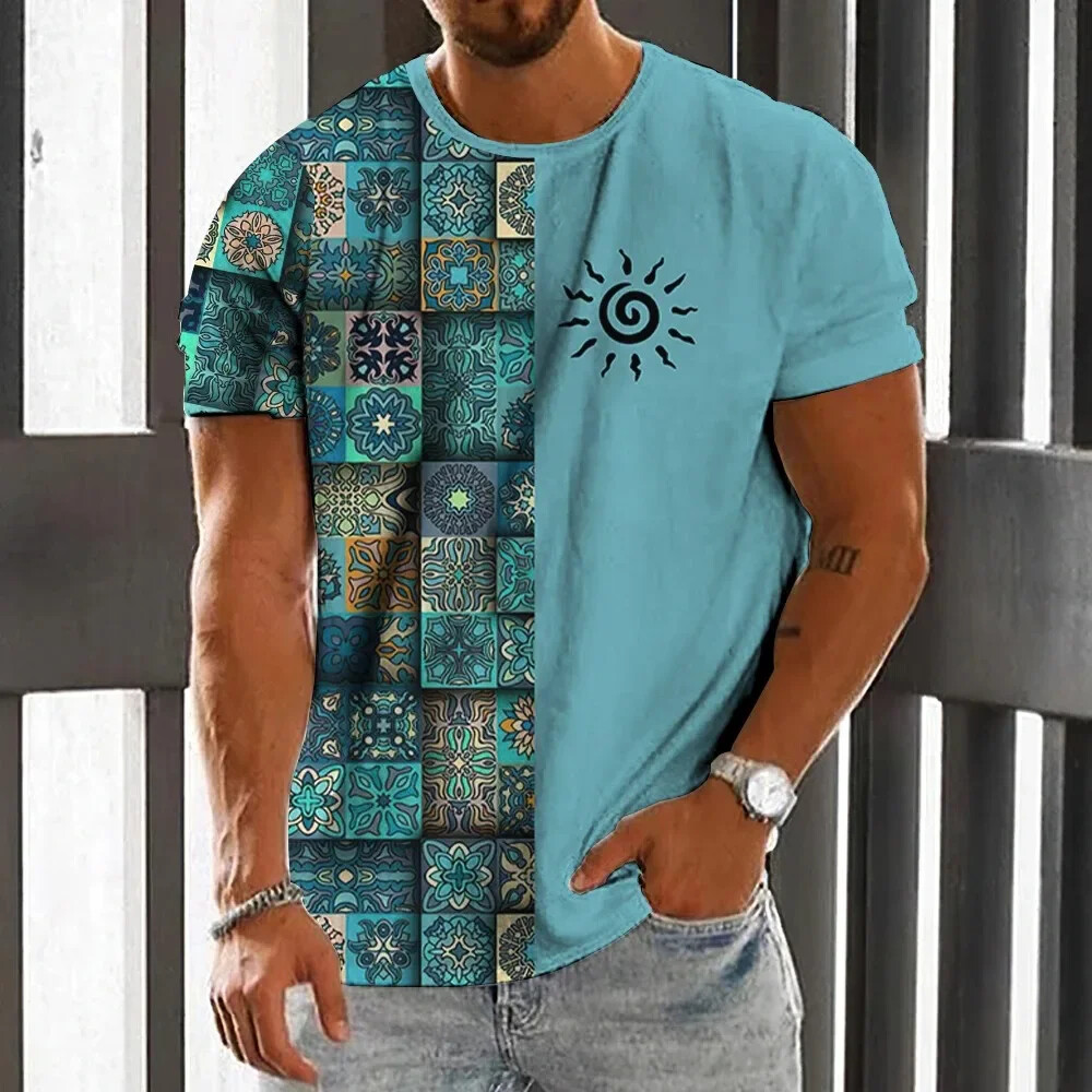 Vintage Ethnic Style Men's T-S - Men'S Ethnic Fashion Trends review and price