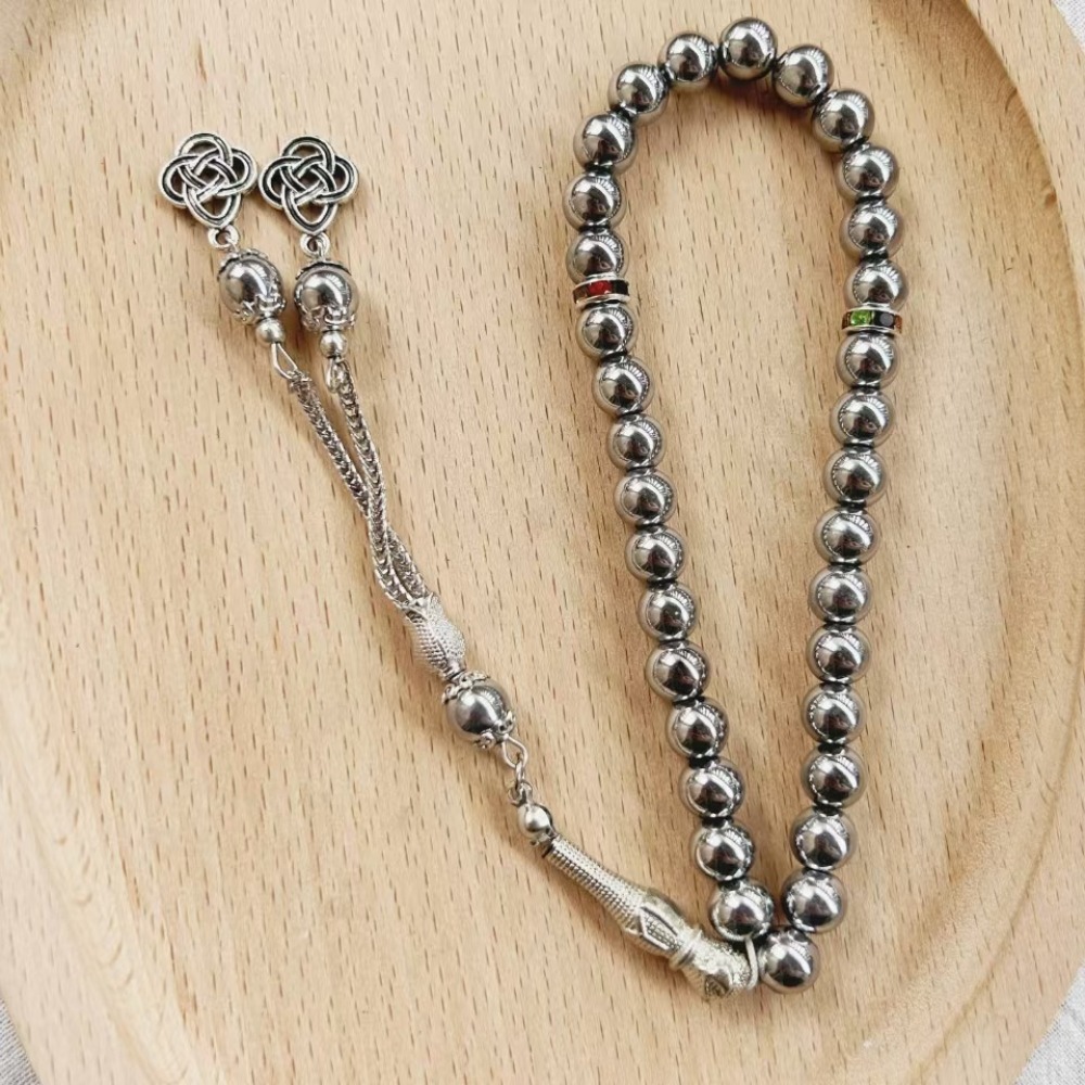 Muslim Obsidian Rosary Bead Br - Fashion Ethnic Wear For Men review and price