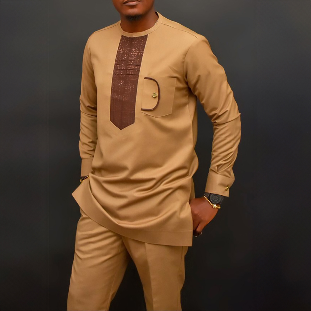 Dashiki Men Clothing 2 Pieces  - Dashiki Shirt Men review and price