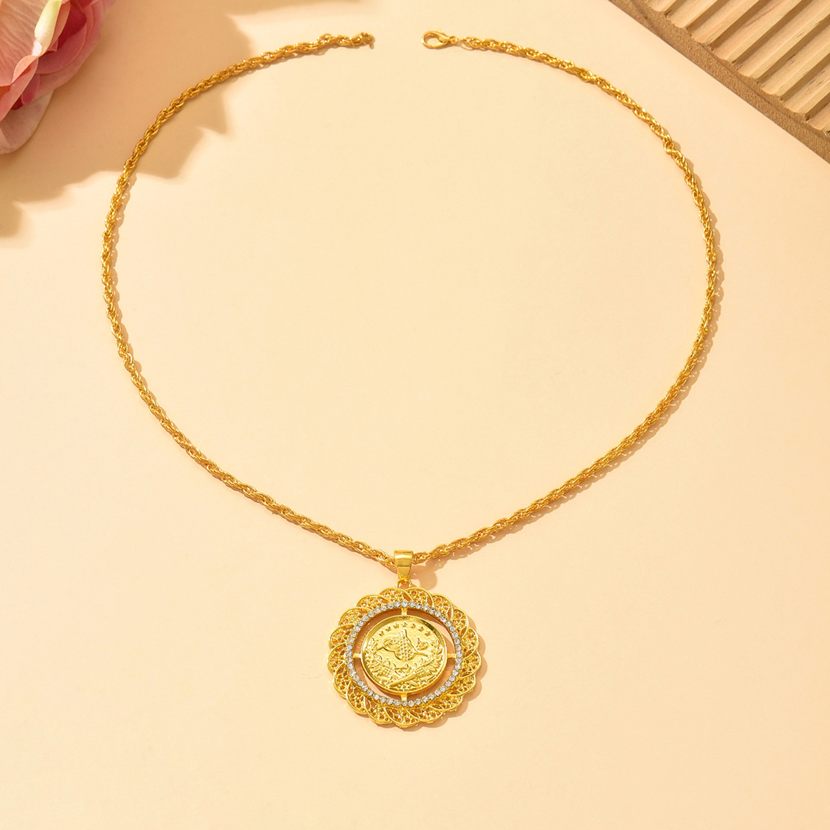 Vintage Golden Coin Necklace T - Ethnic Wear Fashion Designer review and price