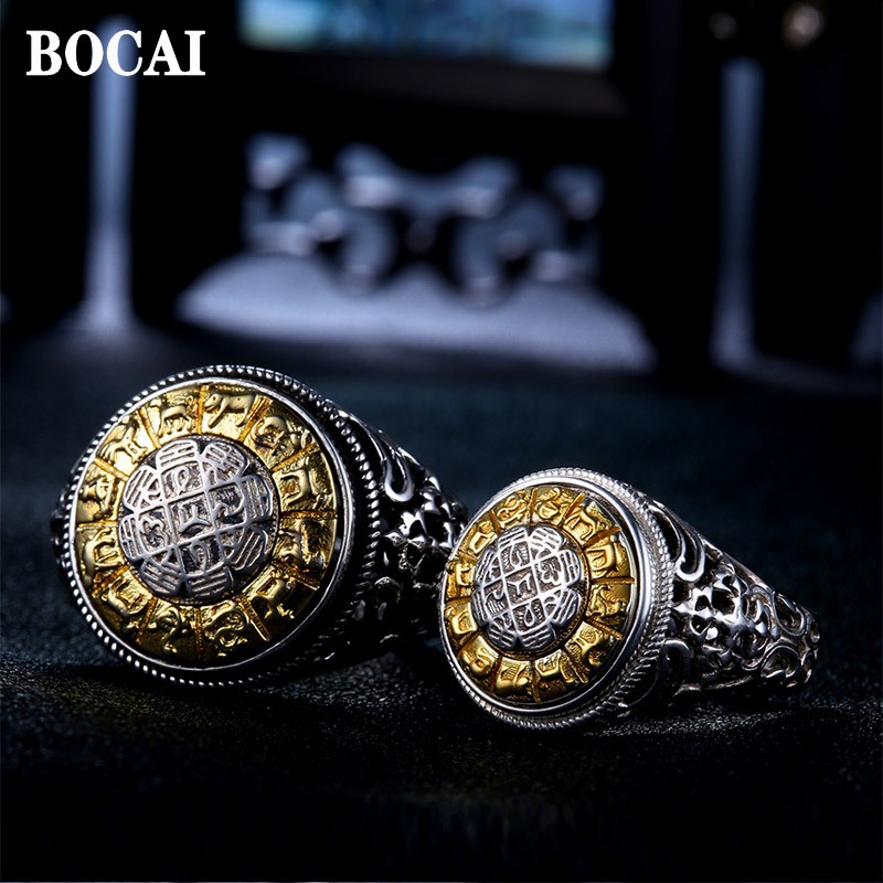BOCAI New S925 Silver Exaggera - Men'S Ethnic Fashion Trends review and price