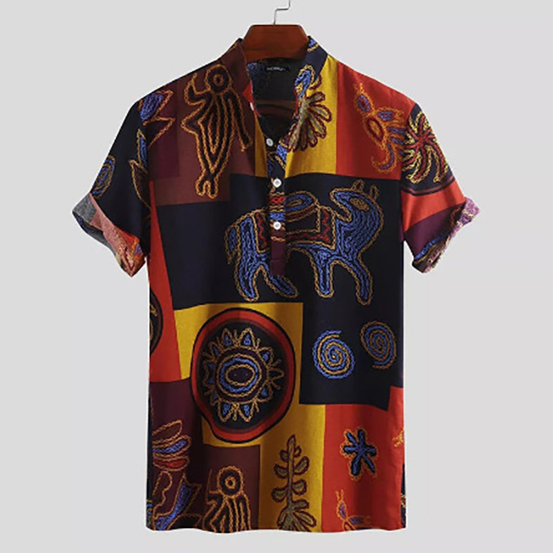 2025 summer new European and A - Men'S Ethnic Fashion Trends review and price