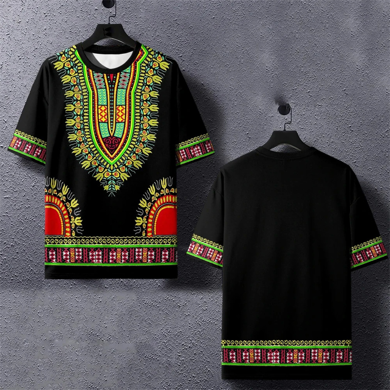 Summer Harajuku 3D Printed Eth - Dashiki Shirt Men review and price