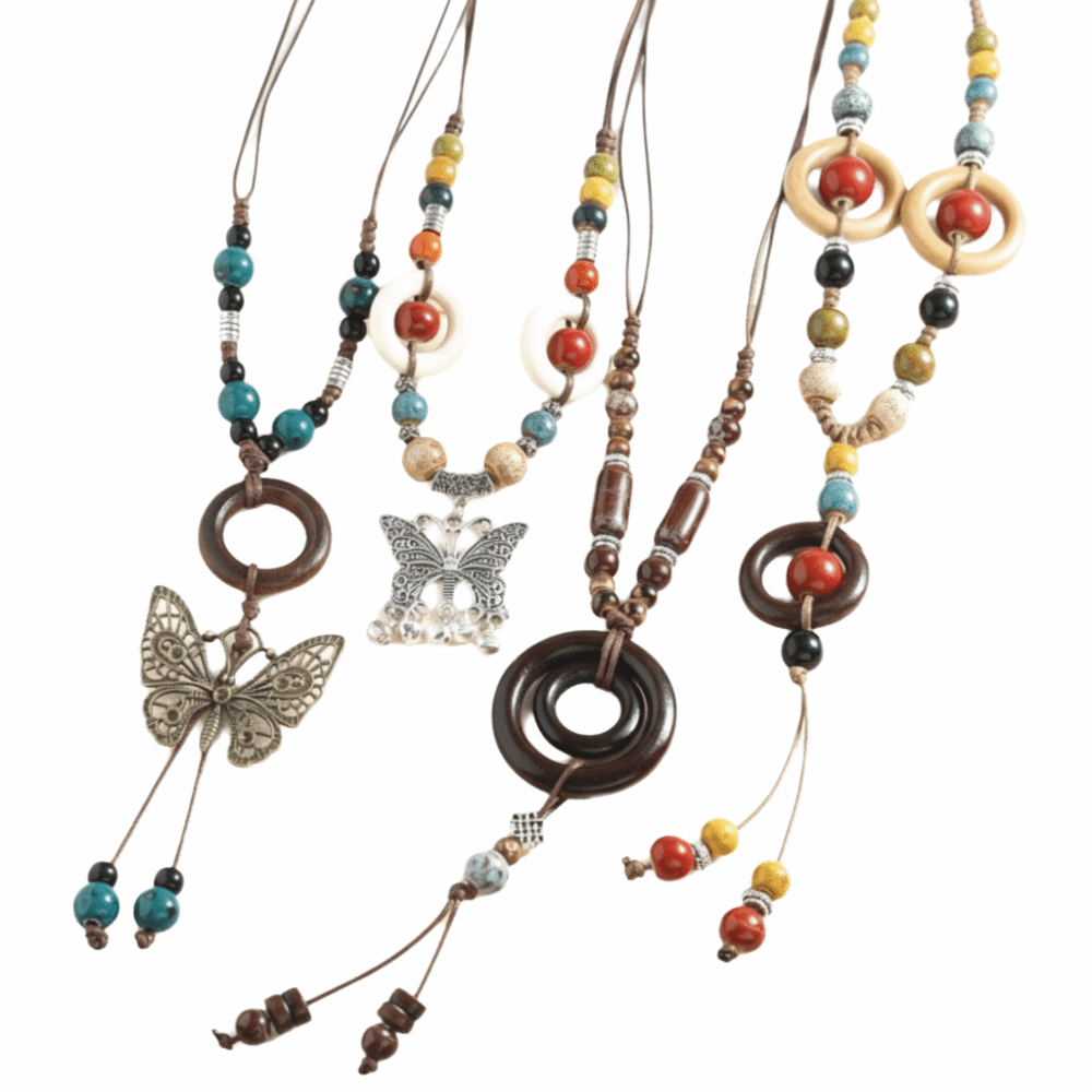 Ethnic Style Butterfly Pendant - Ethnic Wear Fashion Designer review and price