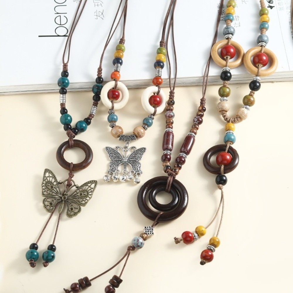 Ethnic Style Butterfly Pendant - Ethnic Wear Fashion Designer review and price